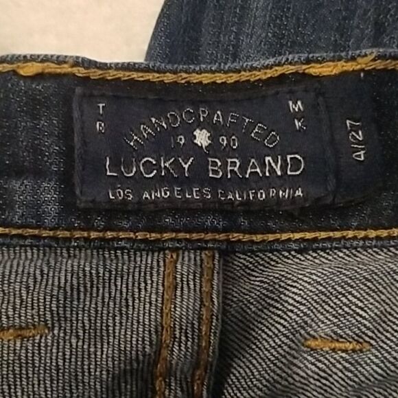 LUCKY BRAND SKINNY JEANS SZ 4/27 - Picture 5 of 6